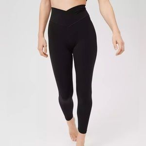 Aerie Cross Waist High Waisted Leggings